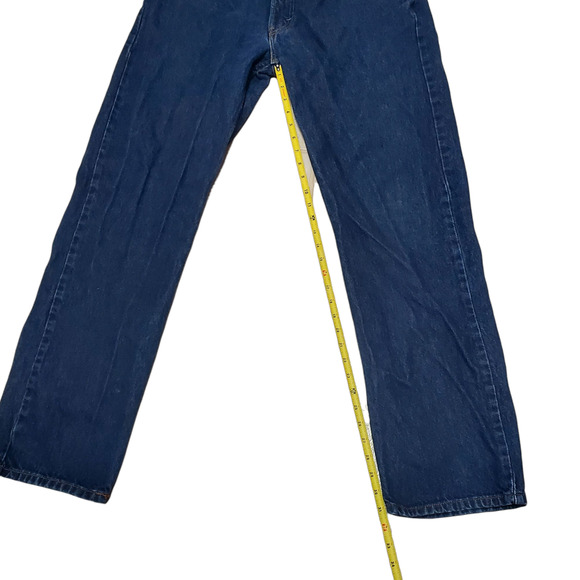 Levi’s 505 Jeans Men’s Regular Fit Straight Leg 38x34 100% Cotton - Picture 3 of 9